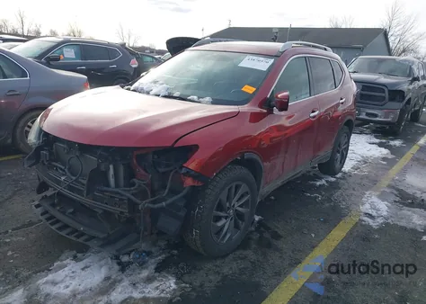 2016 Nissan Rogue Sl from USA, damaged, VIN 5N1AT2MV4GC766833